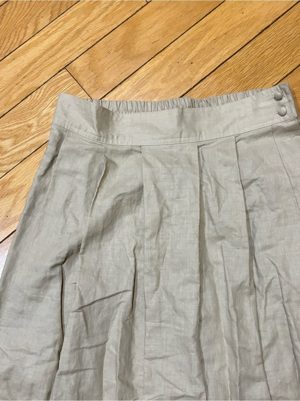 Vintage Nancy Crystal Classic Cream Maxi Skirt - Effortless Everyday Style - Picture 4 of 4